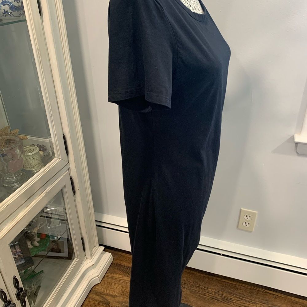 Guess Asymmetrical Black T-Shirt Dress - Picture 5 of 10
